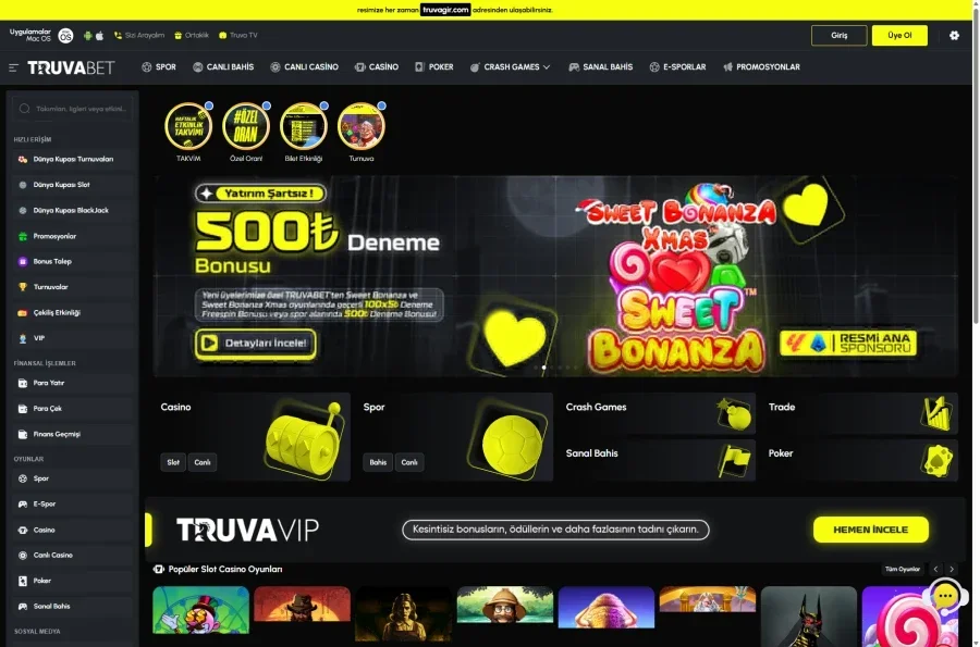 Truvabet ekran görüntüsü